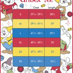 LOUNGEFLY Snow White And The Seven Dwarfs Tri-Color Ringer Tee -Loungefly WDLFSH0013 SNOWWHITETEE