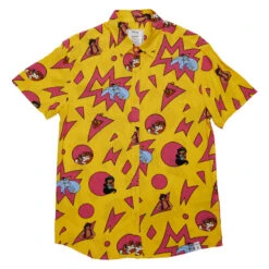 LOUNGEFLY Aladdin Genie Camp Shirt -Loungefly WDLFSH0017 CORELFWDALDNCAMPSHIRT0058FRONT