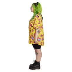 LOUNGEFLY Aladdin Genie Camp Shirt -Loungefly WDLFSH0017 STC LFDISNEYALADDINGENIECAMPSHIRT 007