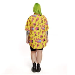 LOUNGEFLY Aladdin Genie Camp Shirt -Loungefly WDLFSH0017 STC LFDISNEYALADDINGENIECAMPSHIRT 008