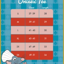 LOUNGEFLY Ratatouille Unisex Tee -Loungefly WDLFSH0024 STC Ratatouille Unisex Tee