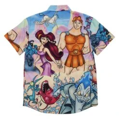 LOUNGEFLY Hercules Camp Shirt -Loungefly WDLFSH0025 CORELFWDHERCULESSHIRT0041BACK