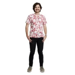 LOUNGEFLY Alice In Wonderland Playing Cards Unisex Tee -Loungefly WDLFSH0026 AIWPAINTINGCARDSTEE 001