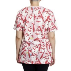 LOUNGEFLY Alice In Wonderland Playing Cards Unisex Tee -Loungefly WDLFSH0026 AIWPAINTINGCARDSTEE 008