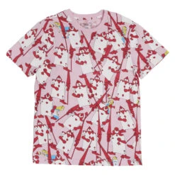 LOUNGEFLY Alice In Wonderland Playing Cards Unisex Tee -Loungefly WDLFSH0026 LFWDAIWPAINTINGCARDSUNISEXTEEFRONT