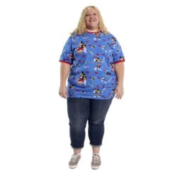 LOUNGEFLY Brave Little Tailor Unisex Tee -Loungefly WDLFSH0033 LF DISNEY BRAVE LITTLE TAILOR AOP UNISEX RINGER TEE 001