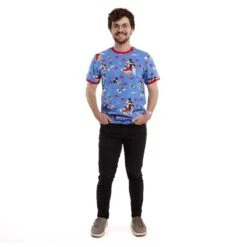 LOUNGEFLY Brave Little Tailor Unisex Tee -Loungefly WDLFSH0033 LF DISNEY BRAVE LITTLE TAILOR AOP UNISEX RINGER TEE 005