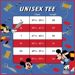 LOUNGEFLY Brave Little Tailor Unisex Tee -Loungefly WDLFSH0033 NEW Size20Charts