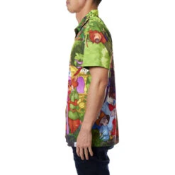 LOUNGEFLY Robin Hood Wanted Poster Unisex Camp Shirt -Loungefly WDLFSH0043 LFDISNEYROBINHOODCAMPSHIRT 003