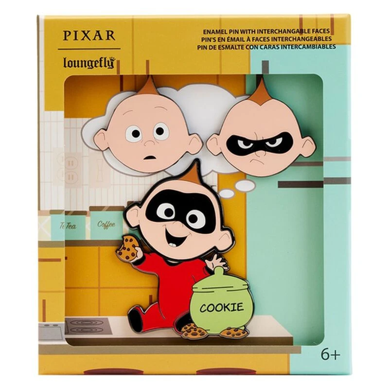 LOUNGEFLY The Incredibles Jack Jack Mixed Emotions Pin Set 3 LOUNGEFLY The Incredibles Jack Jack Mixed Emotions Pin Set