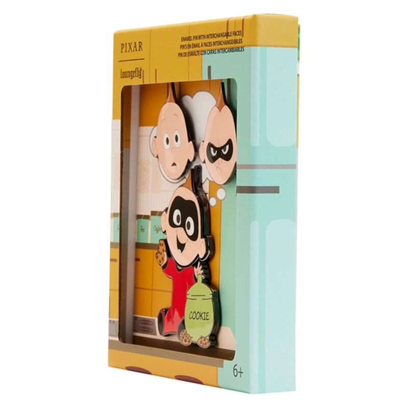 LOUNGEFLY The Incredibles Jack Jack Mixed Emotions Pin Set 4 LOUNGEFLY The Incredibles Jack Jack Mixed Emotions Pin Set - Image 2