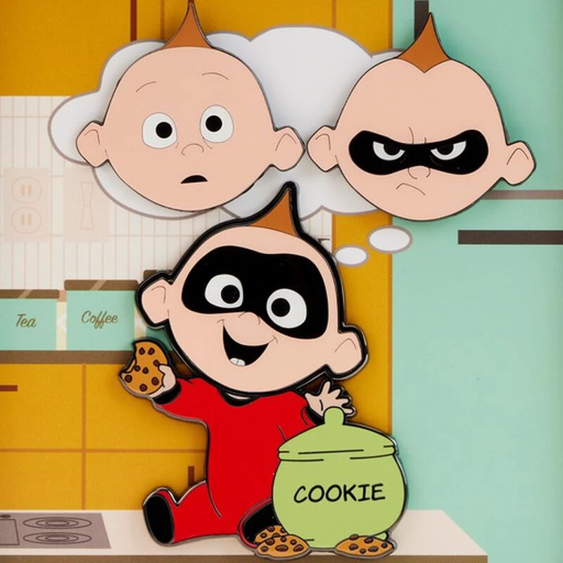 LOUNGEFLY The Incredibles Jack Jack Mixed Emotions Pin Set 6 LOUNGEFLY The Incredibles Jack Jack Mixed Emotions Pin Set - Image 4