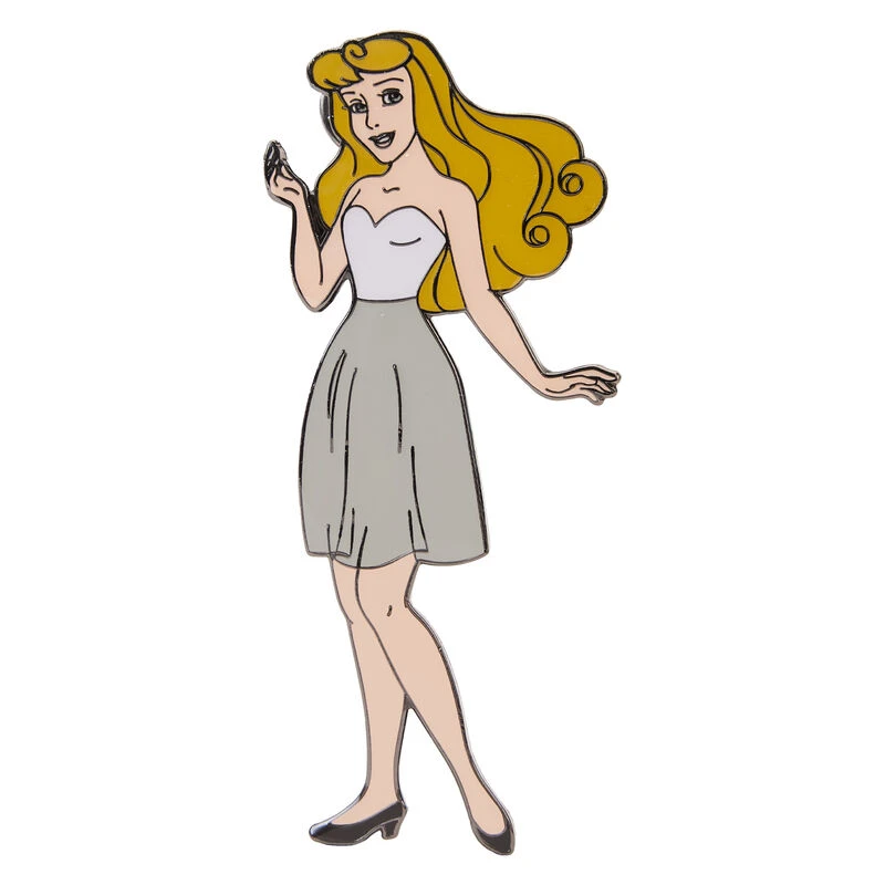 LOUNGEFLY Princess Aurora Paper Doll Pin Set 4 LOUNGEFLY Princess Aurora Paper Doll Pin Set - Image 2