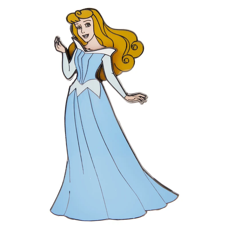 LOUNGEFLY Princess Aurora Paper Doll Pin Set 6 LOUNGEFLY Princess Aurora Paper Doll Pin Set - Image 4