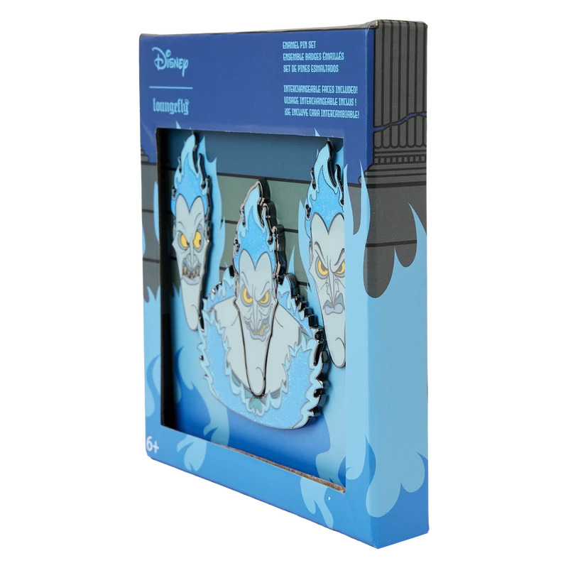 LOUNGEFLY Hercules Hades Mixed Emotions 4pc Pin Set 4 LOUNGEFLY Hercules Hades Mixed Emotions 4pc Pin Set - Image 2