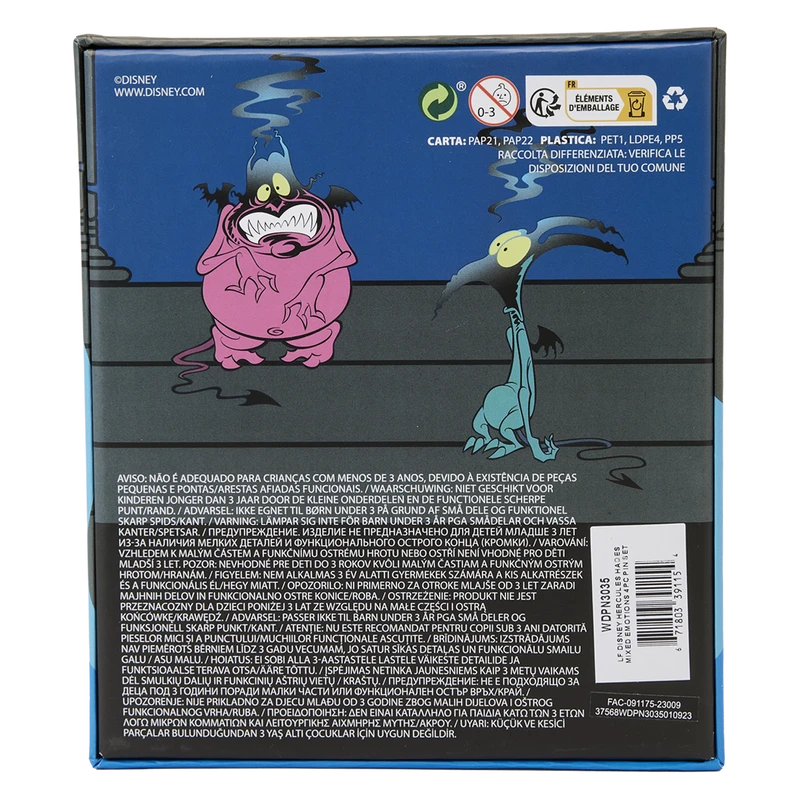 LOUNGEFLY Hercules Hades Mixed Emotions 4pc Pin Set 5 LOUNGEFLY Hercules Hades Mixed Emotions 4pc Pin Set - Image 3