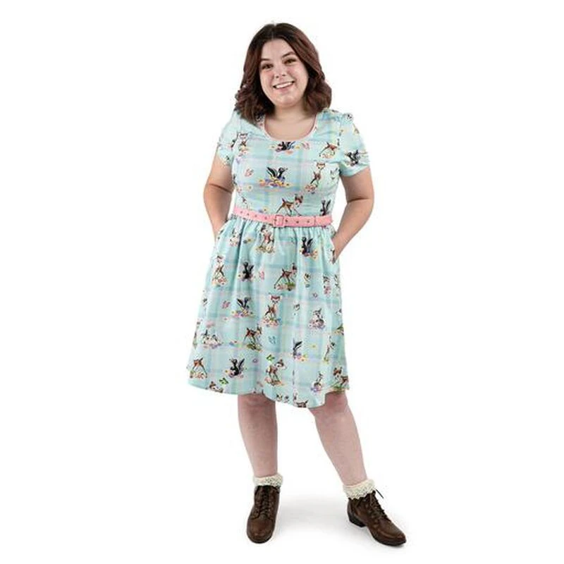 LOUNGEFLY Disney Stitch Shoppe Bambi "Laci" Dress 9 LOUNGEFLY Disney Stitch Shoppe Bambi "Laci" Dress - Image 7