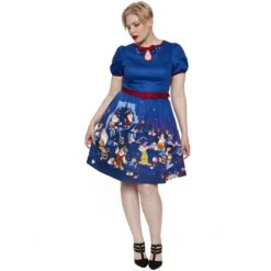 LOUNGEFLY Stitch Shoppe Snow White Lauren Dress -Loungefly WDSSDR0027 WDSS SNOWWHITEDRESS FRONT2