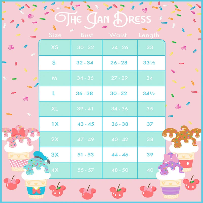 LOUNGEFLY Stitch Shoppe Disney Soft Serve Ice Cream Jan Dress 5 LOUNGEFLY Stitch Shoppe Disney Soft Serve Ice Cream Jan Dress - Image 3