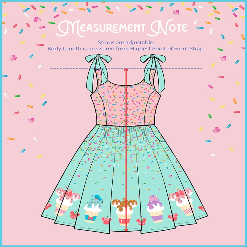 LOUNGEFLY Stitch Shoppe Disney Soft Serve Ice Cream Jan Dress 6 LOUNGEFLY Stitch Shoppe Disney Soft Serve Ice Cream Jan Dress - Image 4