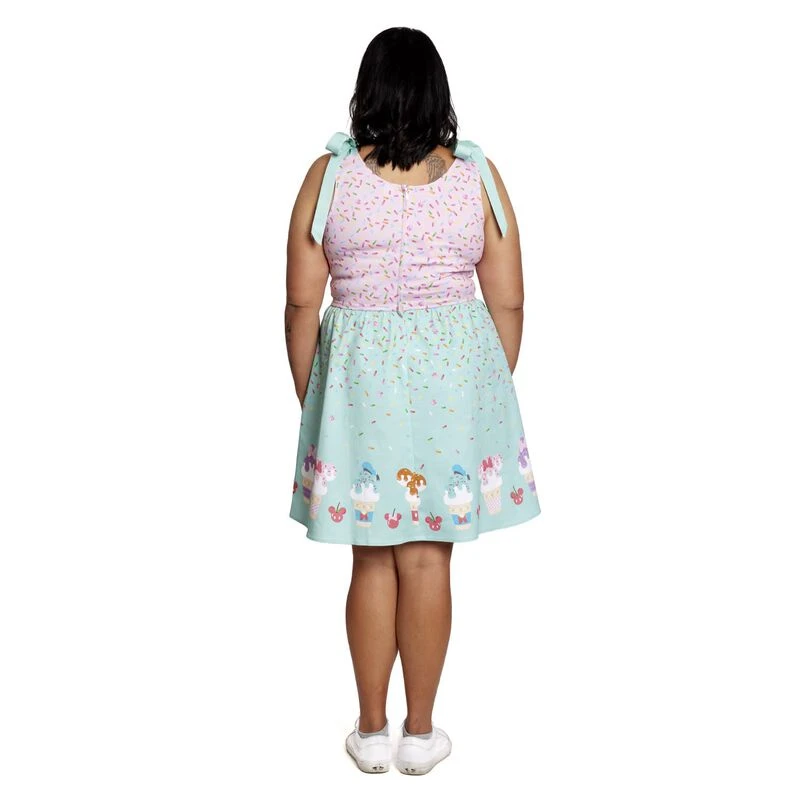 LOUNGEFLY Stitch Shoppe Disney Soft Serve Ice Cream Jan Dress 9 LOUNGEFLY Stitch Shoppe Disney Soft Serve Ice Cream Jan Dress - Image 7