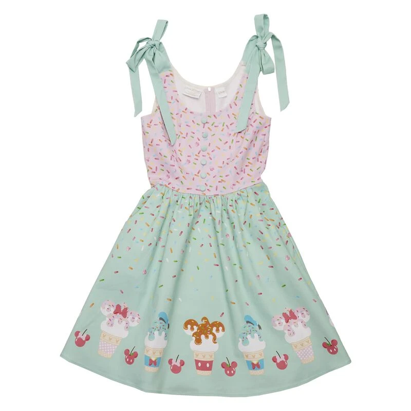 LOUNGEFLY Stitch Shoppe Disney Soft Serve Ice Cream Jan Dress 12 LOUNGEFLY Stitch Shoppe Disney Soft Serve Ice Cream Jan Dress - Image 10