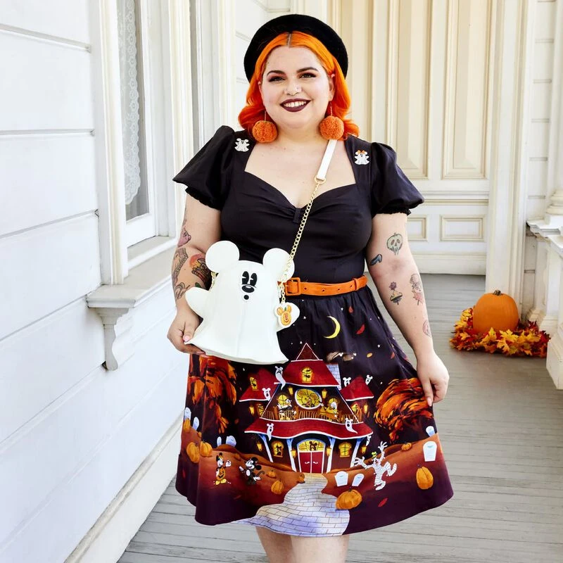 LOUNGEFLY Stitch Shoppe Disney Haunted House Allison Dress 4 LOUNGEFLY Stitch Shoppe Disney Haunted House Allison Dress - Image 2