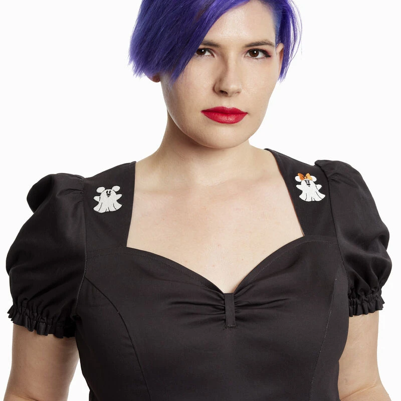 LOUNGEFLY Stitch Shoppe Disney Haunted House Allison Dress 8 LOUNGEFLY Stitch Shoppe Disney Haunted House Allison Dress - Image 6