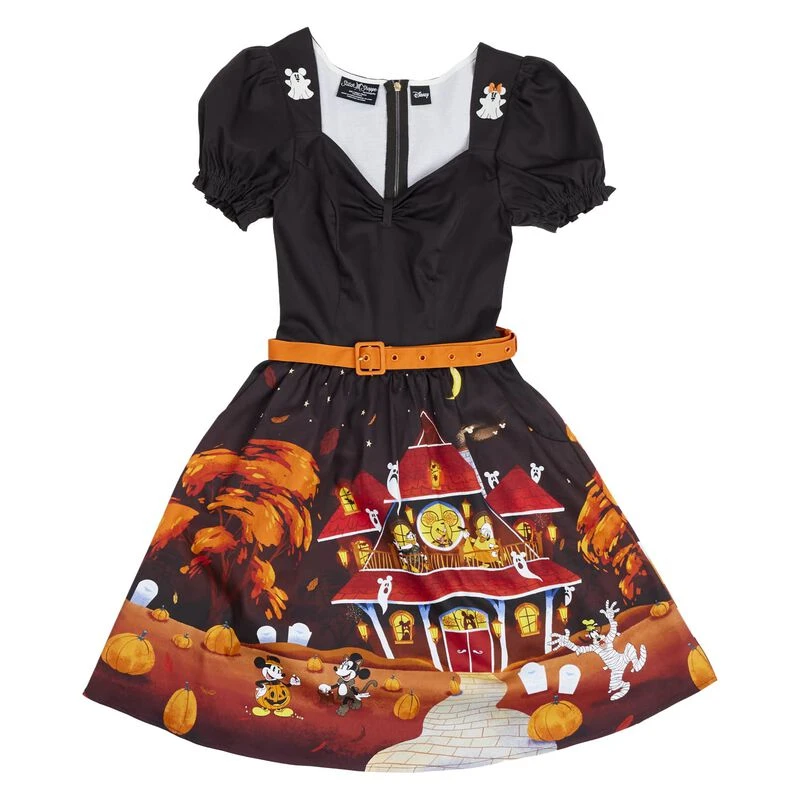 LOUNGEFLY Stitch Shoppe Disney Haunted House Allison Dress 13 LOUNGEFLY Stitch Shoppe Disney Haunted House Allison Dress - Image 11