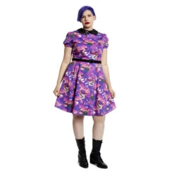 LOUNGEFLY Stitch Shoppe Hocus Pocus Sunset Sanderson Sisters Natasha Dress