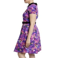 LOUNGEFLY Stitch Shoppe Hocus Pocus Sunset Sanderson Sisters Natasha Dress -Loungefly WDSSDR0032 SSDISNEYHOCUSPOCUSBINXCOLLARNATASHADRESS 009