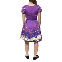 LOUNGEFLY Stitch Shoppe Rapunzel Floral Lantern Allison Dress -Loungefly WDSSDR0033 SSDISNEYRAPUNZELFLORALLANTERNALLISONDRESS 005