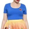 LOUNGEFLY Stitch Shoppe Snow White Fairest One Of All Kelly Fashion Top -Loungefly WDSSSH0021 DTC WDSS SNOWWHITETEE
