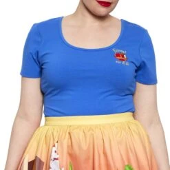 LOUNGEFLY Stitch Shoppe Snow White Fairest One Of All Kelly Fashion Top