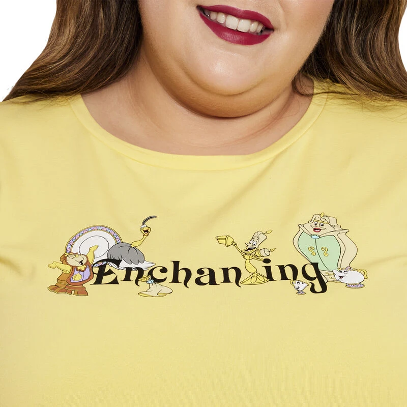 LOUNGEFLY Stitch Shoppe Beauty And The Beast Enchanting Ariana Fashion Top 8 LOUNGEFLY Stitch Shoppe Beauty And The Beast Enchanting Ariana Fashion Top - Image 6