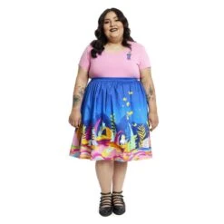 LOUNGEFLY Stitch Shoppe Alice In Wonderland Mad Keyhole Kelly Top -Loungefly WDSSSH0025 SSWDAIWMADKEYHOLEKELLYTOP 006