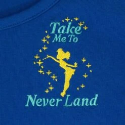 LOUNGEFLY Stitch Shoppe Peter Pan Tinker Bell Kelly Top -Loungefly WDSSSH0026 STITCHSHOPPEPETERPANTINKERBELLKELLYTOPDETAIL