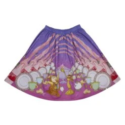 LOUNGEFLY Stitch Shoppe Beauty And The Beast Be Our Guest Sandy Skirt -Loungefly WDSSST0021 049BACK