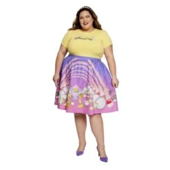 LOUNGEFLY Stitch Shoppe Beauty And The Beast Be Our Guest Sandy Skirt -Loungefly WDSSST0021 SSDISNEYBATBBEOURGUESTSANDYSKIRT 024FULLFRONT1