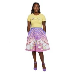 LOUNGEFLY Stitch Shoppe Beauty And The Beast Be Our Guest Sandy Skirt -Loungefly WDSSST0021 SSDISNEYBATBBEOURGUESTSANDYSKIRT 028FULLFRONT2