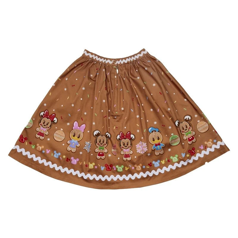 LOUNGEFLY Stitch Shoppe Disney Gingerbread Friends Sandy Skirt 10 LOUNGEFLY Stitch Shoppe Disney Gingerbread Friends Sandy Skirt - Image 8