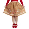 LOUNGEFLY Stitch Shoppe Disney Gingerbread Friends Sandy Skirt -Loungefly WDSSST0025 SSDISNEYINGERBREADFRIENDSSANDYSKIRT 126