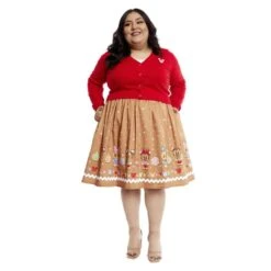 LOUNGEFLY Stitch Shoppe Disney Gingerbread Friends Sandy Skirt 25 LOUNGEFLY Stitch Shoppe Disney Gingerbread Friends Sandy Skirt -Loungefly WDSSST0025 SSDISNEYINGERBREADFRIENDSSANDYSKIRT 135