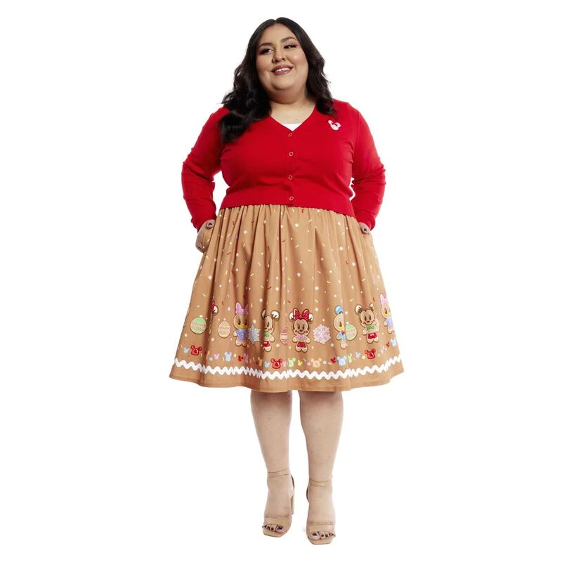 LOUNGEFLY Stitch Shoppe Disney Gingerbread Friends Sandy Skirt 14 LOUNGEFLY Stitch Shoppe Disney Gingerbread Friends Sandy Skirt - Image 12