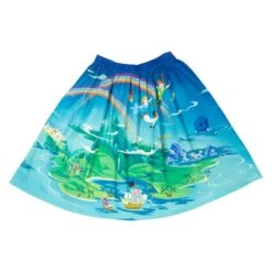 LOUNGEFLY Stitch Shoppe Peter Pan Neverland Sandy Skirt -Loungefly WDSSST0026 STITCHSHOPPENEVERLANDSCENESANDYSKIRTFRONT