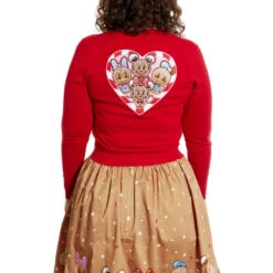 LOUNGEFLY Stitch Shoppe Disney Gingerbread Friends Alexa Cropped Cardigan Sweater 19 LOUNGEFLY Stitch Shoppe Disney Gingerbread Friends Alexa Cropped Cardigan Sweater -Loungefly WDSSSW0003 SSDISNEYHOLIDAYGINGERBREADCHARACTERSALEXASWEATER 120