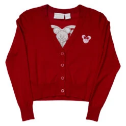 LOUNGEFLY Stitch Shoppe Disney Gingerbread Friends Alexa Cropped Cardigan Sweater 21 LOUNGEFLY Stitch Shoppe Disney Gingerbread Friends Alexa Cropped Cardigan Sweater -Loungefly WDSSSW0003 SSDSINEYHOLIDAYGINGERBREADCHARACTERSALEXASWEATER0801FRONT