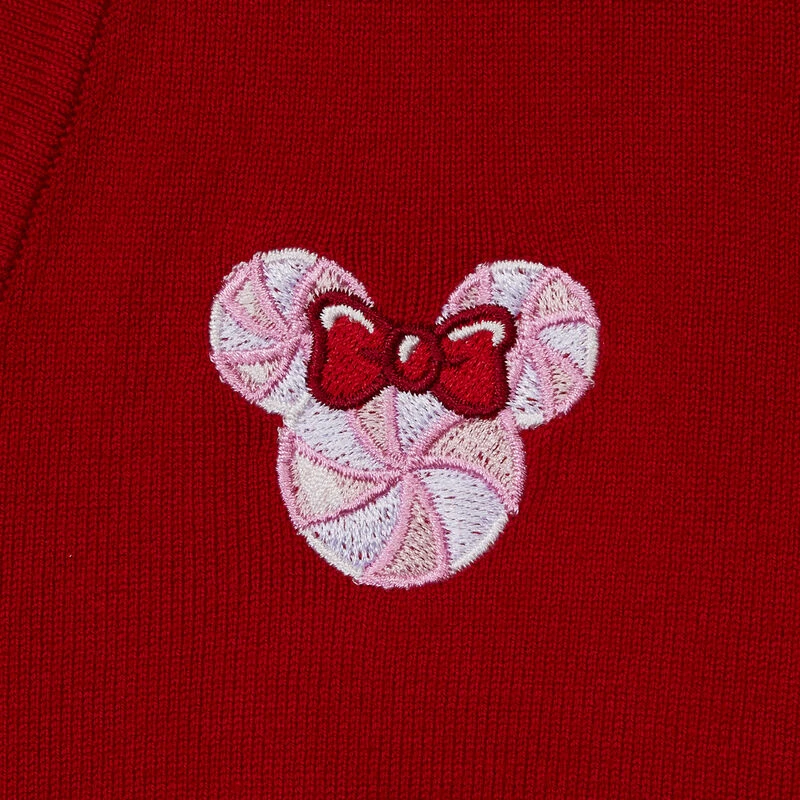 LOUNGEFLY Stitch Shoppe Disney Gingerbread Friends Alexa Cropped Cardigan Sweater 11 LOUNGEFLY Stitch Shoppe Disney Gingerbread Friends Alexa Cropped Cardigan Sweater - Image 9