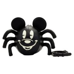 LOUNGEFLY Stitch Shoppe Mickey Mouse Glow Spider Crossbody Bag