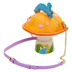LOUNGEFLY Stitch Shoppe Alice In Wonderland Caterpillar Mushroom Crossbody Bag 10 LOUNGEFLY Stitch Shoppe Alice In Wonderland Caterpillar Mushroom Crossbody Bag -Loungefly WDSSTB0022 3